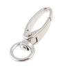 9 st Silver Tone D Swivel Trigger Krokar Zinklegering Nyckelring Hummer Spännen