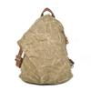 Herren Retro Militärstil Wasserdichter Canvas Rucksack, Großes Fassungsvermögen für Outdoor-Reisen und Bergsteigen