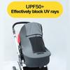 Baby Stroller Sun-Protection Cover UPF50+ UV Pram Sunshade Cover Elastic Stretchy Pushchair Sun Parasol Rainproof Cover