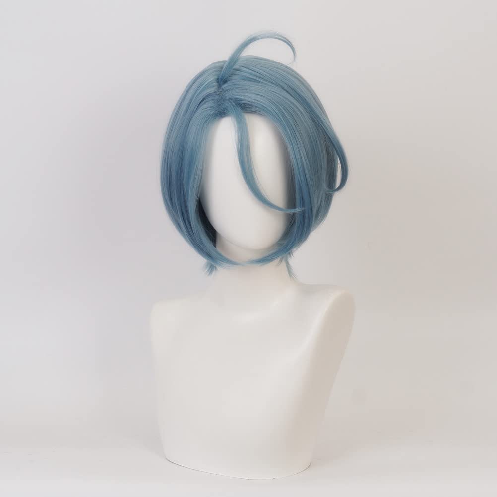 Eileen Ensemble Stars! HIMERU Cosplay Wig, Heat-Resistant, Anime Wig, Disguise Wig, School Festival Wig [Includes Net]