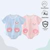 Infant Short-Sleeve Cotton Bodysuit - Summer Jumpsuit Thin Style Romper.