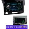 9 Inches Compatible with Honda CRZ CR-Z 2010-2015 Android Screen Dask Car MP5 Player Stereo Radio Frame Fascias Cable Navigation Panel Kit(Frame and