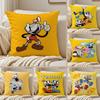 Game CCupheadS Cushion Cover Silky Short Plush DoubleSided Printed Pillow Case for Sofa All Seasons Home Decor Gift