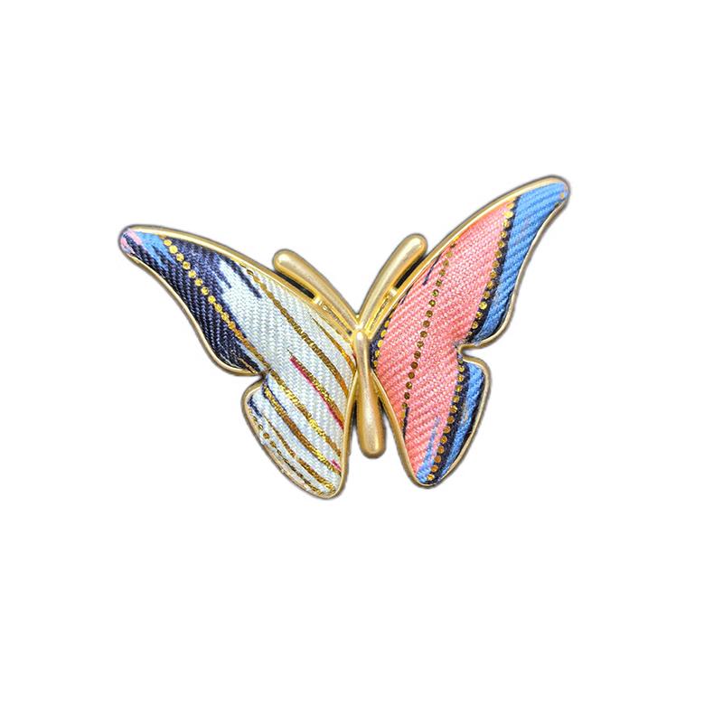 Hot Sale Ethnic Handmade Colorful Cute Butterfly Alloy Brooch for Women and Children As Party Gifts