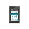 Ordi Garbage Bags, Black, 45L, Extra Thick, 30 Bags, 80cm (height) X 65cm (width), for Disaster Preparedness, Emergency Use, Storage, Polybags,