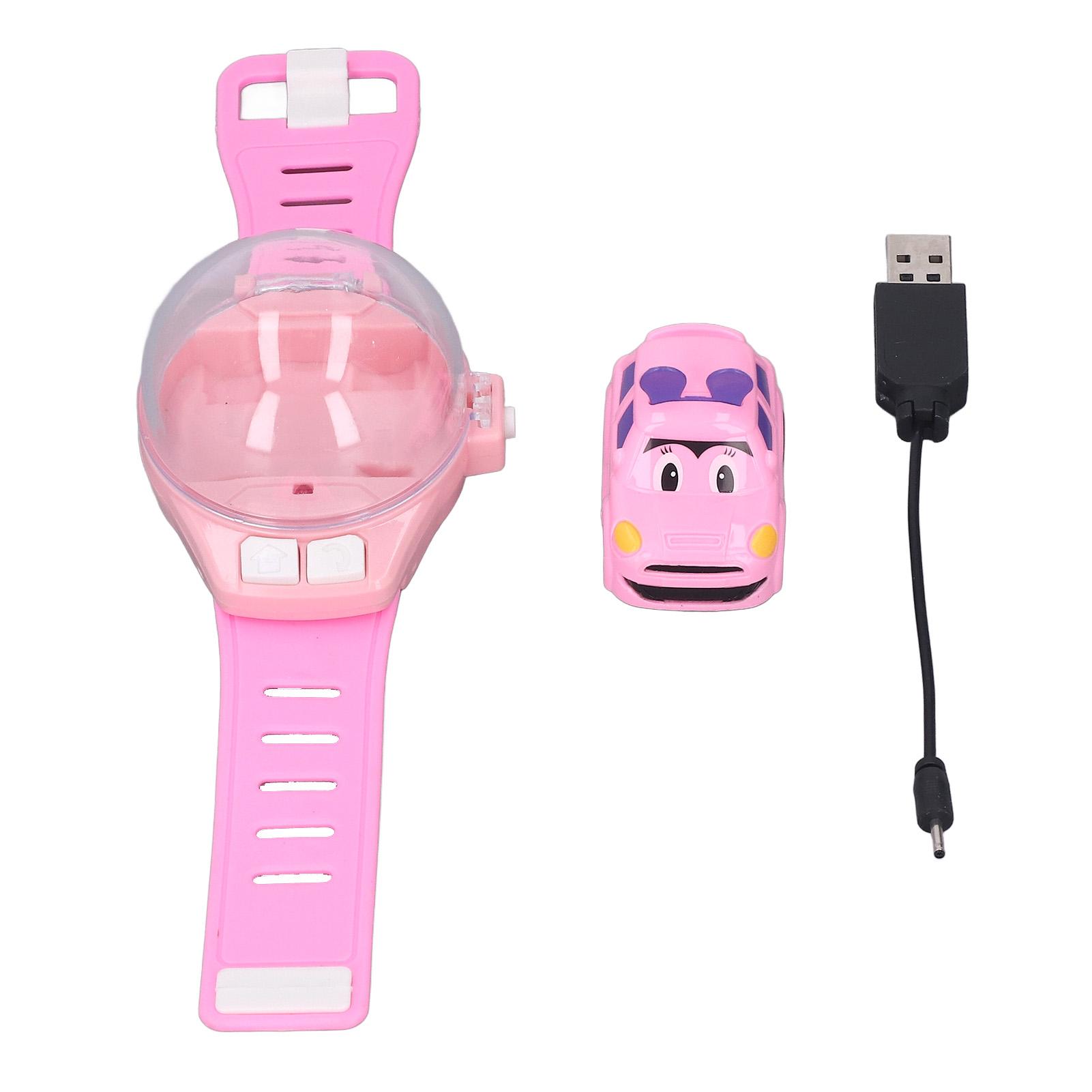 

RC Машинка на Часах Игрушки Милая Форма USB Зарядка Силиконовый Ремешок Наручные RC Машинки Часы Игрушка для Мальчиков Девочек
