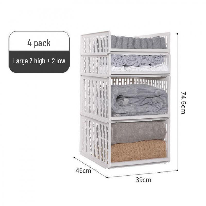 Pull-out Wardrobe and Desktop Storage Rack for Dormitory and Bedroom