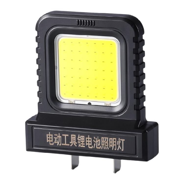 LED Workshop Light For Cordless Tool Batteries Adjustable Clamp Design 2 Mode Portable Task Lighting