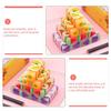 Lurrose Pencil Elementary School School and Office Supplies 12-Piece Fruit-Shaped Erasers, High-Performance, Fun, Stationery, (Random Styles)