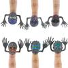 5Pcs Monster Finger Puppets Toy Zombie Head Tell Story Hand Toys Kids Birthday Party Favors Halloween Gift Goodie Bag Fillers