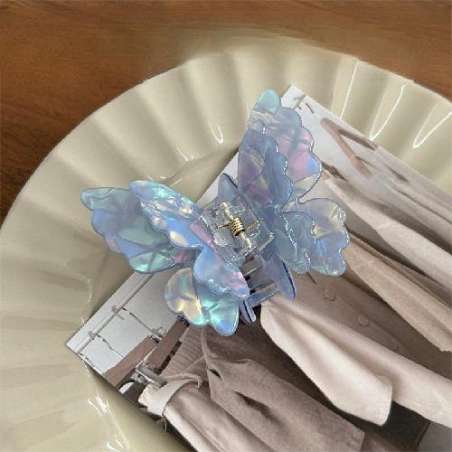 Gradient Butterfly Hair Claw Korean Simple Fashion Hair Claws Headwear Hairpin Women Colorful Hair Decorations Style Accessories