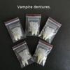 False Teeth Props Halloween Vampire Teeth Fangs Dentures Props Resin Fangs With Solid Glue Party Holiday Cosplay Decorations