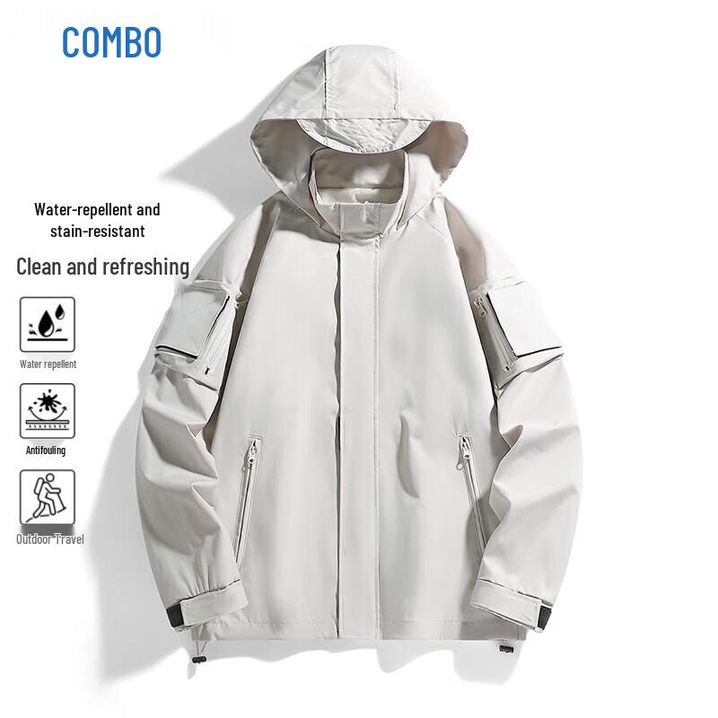 Kangbo Mountain Series Men's Outdoor Hooded Windbreaker Jacket
