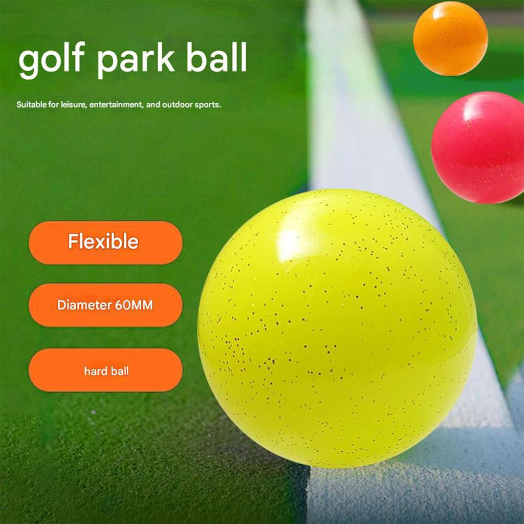 Park Golf Ball With 3 Layer Surlyn Construction Professional Golf Practice Balls for Driving Training and Course Play