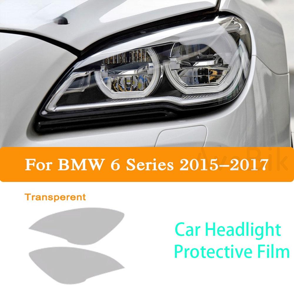 PPF for BMW 6 Series F06 F12 F13 M6 GT G32 Car Headlight Tint Black Protective Film Vinyl Transparent TPU Sticker Accessories