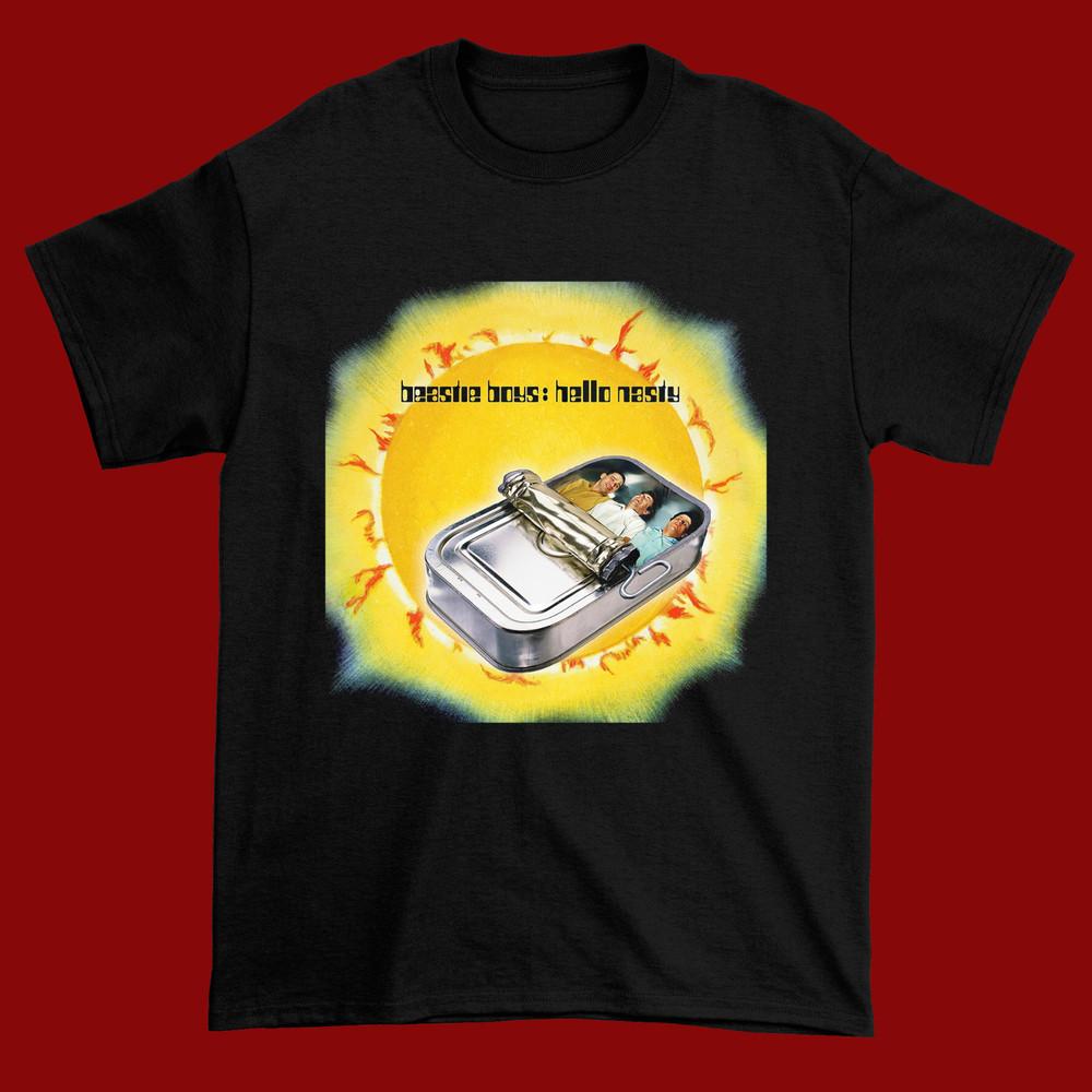 Beastie Boys Hello Nasty Clean Version Short Sleeve  Black Men  D644 Unisex T-Shirt S
