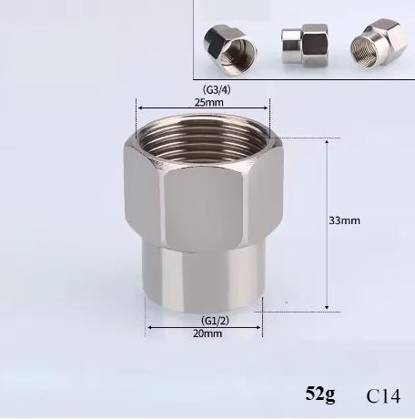 Xiaomi Aço Inoxidável 201 1/2" 3/4" BSP Rosca Macho Fêmea Cotovelo Redutor T Luva Junta de Topo Conexões Hidráulicas