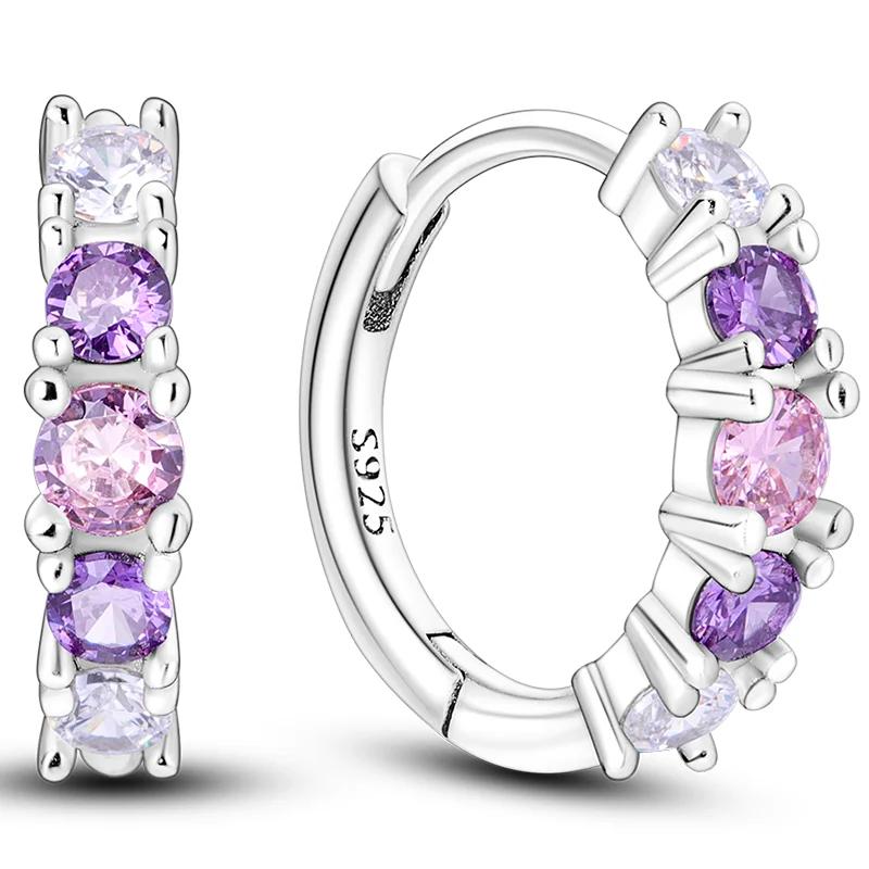 Sales100 % S925 Sterling Silber Sterne Mond Herzförmige Frauen Ohrringe Fit Original Ohrringe Hochzeit Edlen Schmuck Geschenke