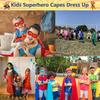 Halloween Capes and Mask for Kids 4-10 Year Double Side cape Costume Cosplay Dress Up Kids Cape Toy for Boys