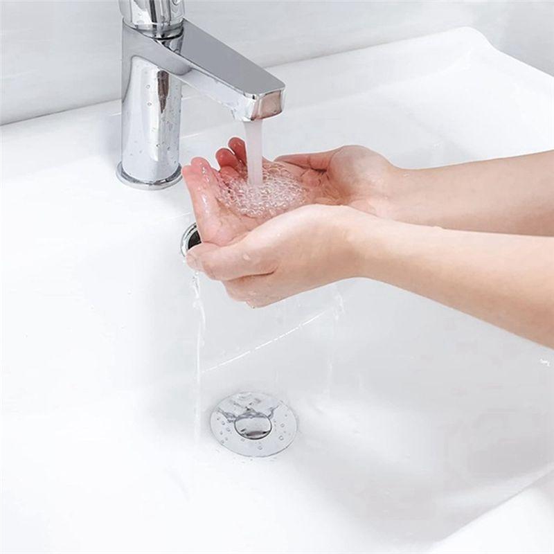 A84X-Bathroom Sink Stopper For 1.3-2.1 Inch, Sink Drain Filter With Removable Filter Basket Hair Catcher Durable Easy Install B