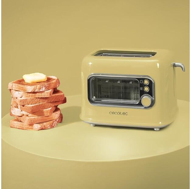 Toaster Cecotec 08041 RetroVision Yellow