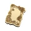 Solid Brass Wax Seal Stamp Head  3D Embossed Wax Sealing Stamp Flower Frame for Personalizing Stationery