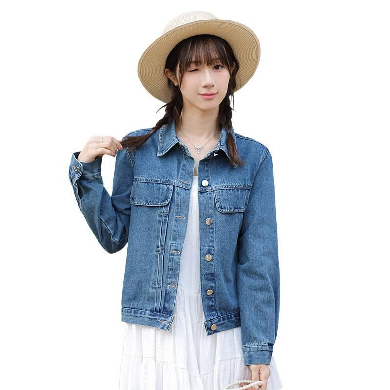 Retro Denim Oversize Jacket - Spring/Autumn HK Style Korean Slim Fit Vest
