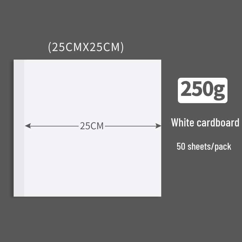 Thick White Cardstock Sheets for Drawing & Crafts - A3, A4, 2k, 4k, 8k Sizes