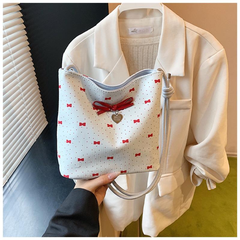 Fashion Versatile Sweet Bow Underarm Bag Women's Summer Simple Premium Shoulder Handbag