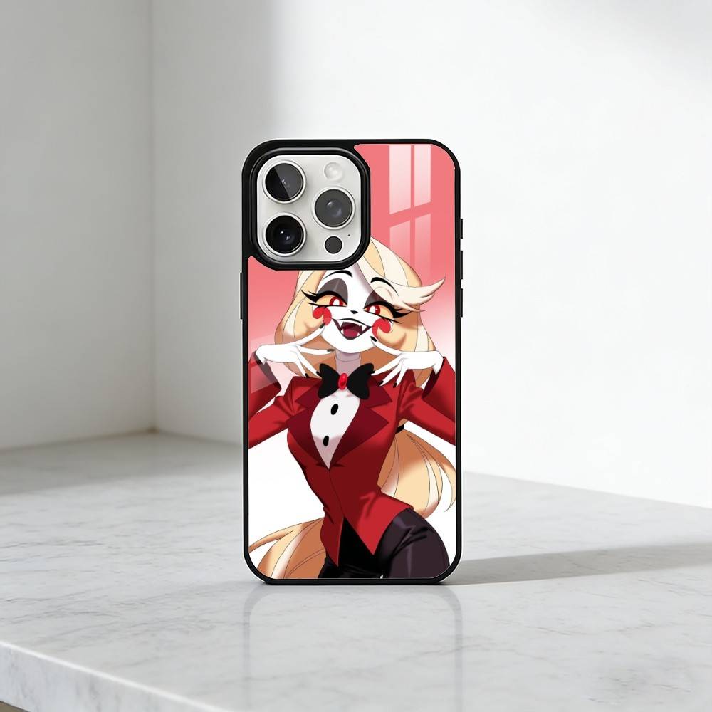 H-Hazbin H-Hotel   Phone Case For iPhone17,16,15,14,13 Plus,Pro Max Magnetic For Magsafe Wireless Charging iPhone11PRO