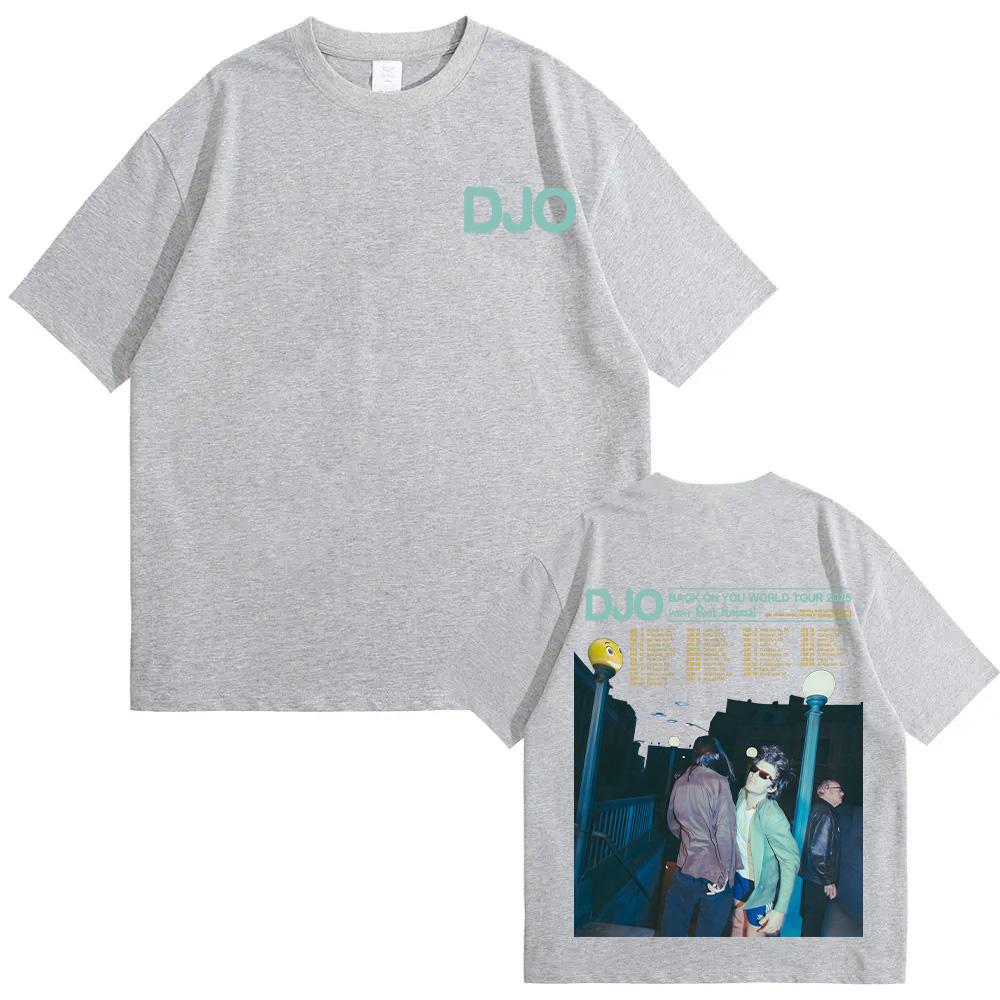 

Футболки Djo Back on You World Tour 2025 Футболка Joe Keery New Fans Gift Футболка унисекс свободного покроя из хлопка в уличном стиле Летние повседневные топы S