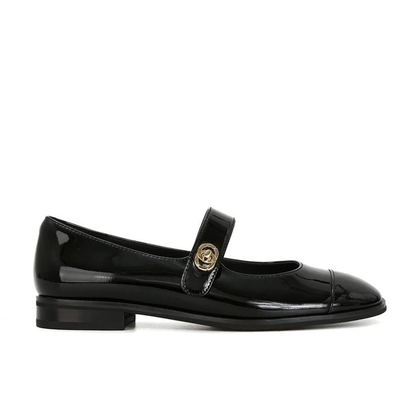 

Виноградная мать studiolee классические универсальные туфли Мэри Джейн с круглым носком и толстым каблуком маленькие кожаные туфли женские весна и осень 34