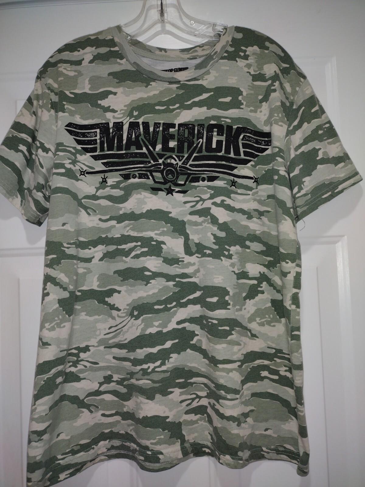 Top Gun Maverick Camo Men s Size Large Shirt Unisex T-Shirt S