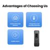 Portable Carbon Monoxide Detector Rechargeable TFT Digital Carbon Monoxide Alarm for Home Garage Office Air Quality Detector