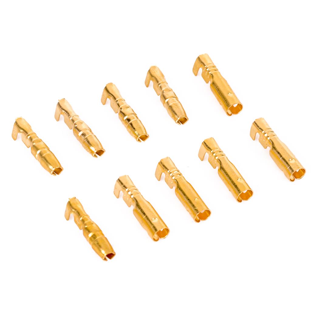 120pcs 3.5mm Brass Bullet Connector Terminal Male & Female with Cover