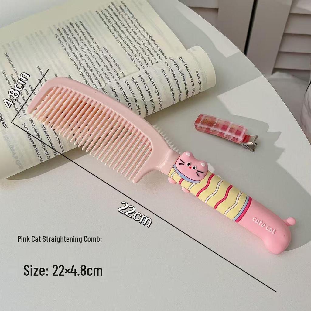 Flauschiger Luftpolsterkamm für Mädchen: Tragbarer, hochwertiger Haarkamm für glattes Haar & Schüler