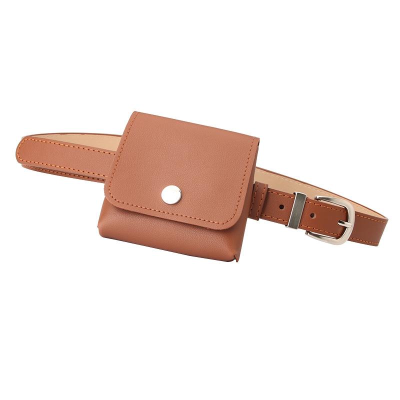 The New Lady's Waist Belt Is Simple and Versatile, with A Detachable Multi-functional Small Bag and Decorative Belt