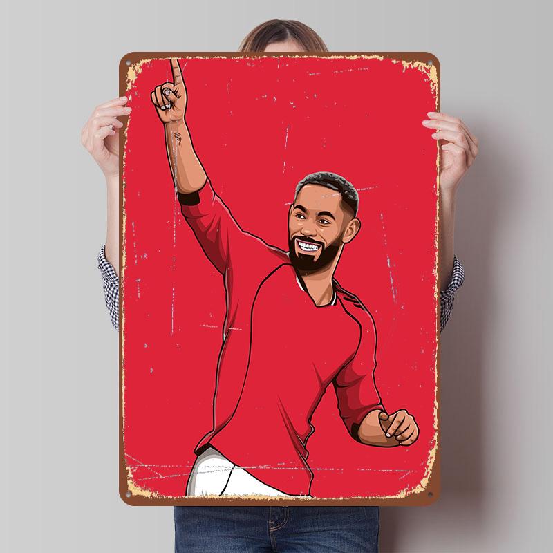 

Matheus Cunha Printed Poster Customized Wall Art Retro Vintage Metal Tin Signs for Home Decoration Bedroom Decorations Wand Deko 7.9x11.8In(20x30cm)