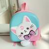 Cartoon Kindergarten Children's Schoolbag, Cartoon Cat Hard Shell Bag, Fashionable and Lightweight Children's Shoulder Trendy Bag