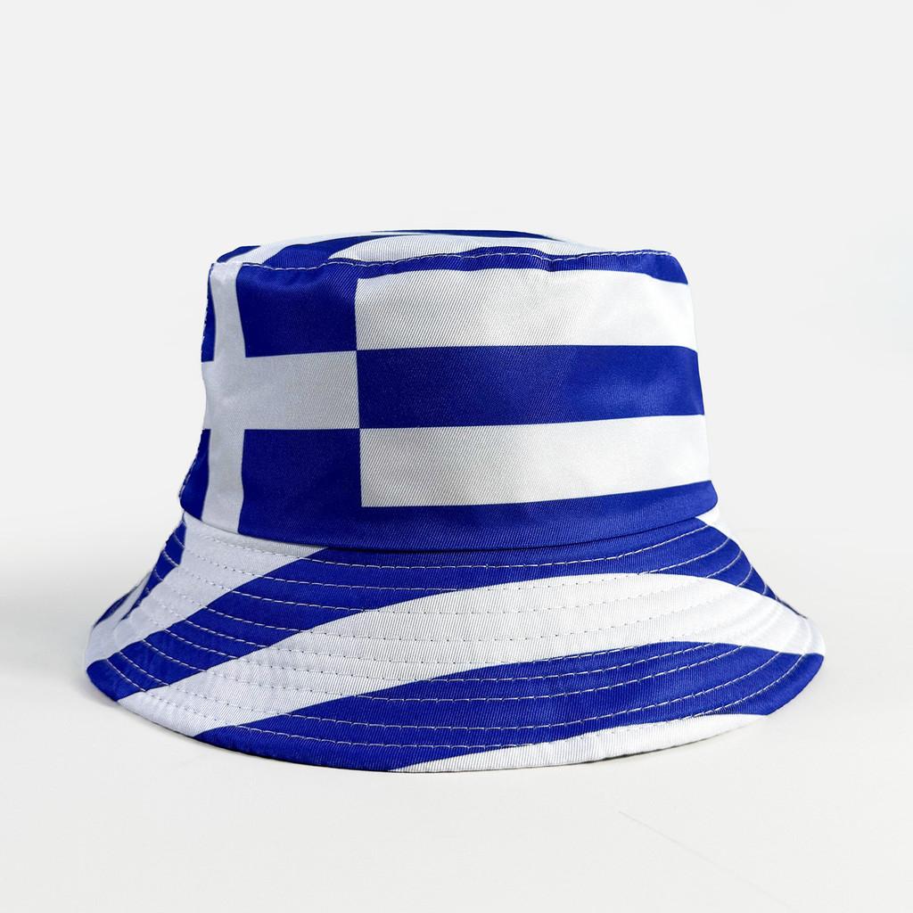 Ausgebleichte Print Flache Kappe Mit Breiter Krempe Sonnenschutz Für Outdoor-Fans