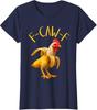 Lustiges Fcawf Krähe Banane Groß und Groß Hühnchen Unisex T-Shirt