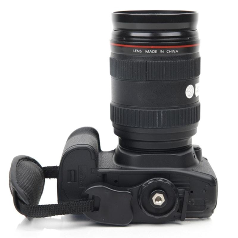 Camera Hand Strap Quick-Release Soft Grip Adjustable Wrist Belt Leather Hand Grip Strap for DSLR and Mirrorless Cameras