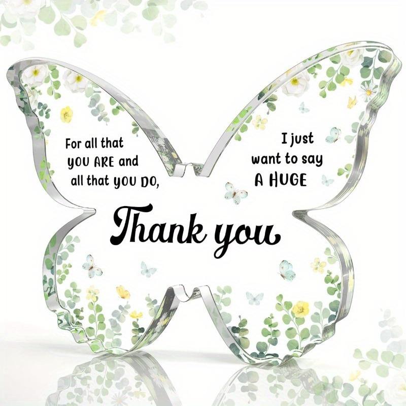 Teacher Appreciation Acrylic Sign. Thank You Gift for Birthdays, Graduation or Retirement.