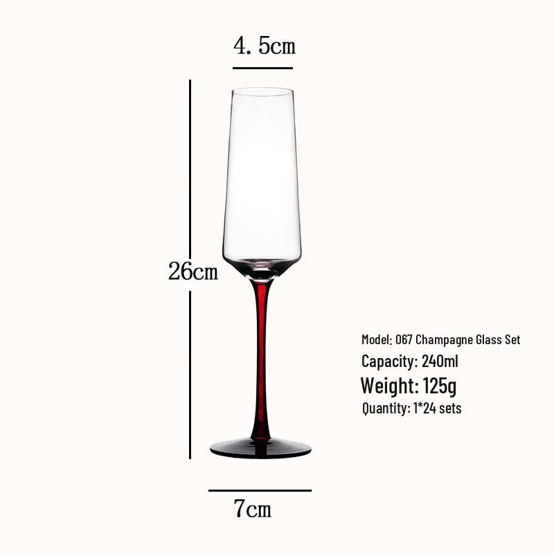 Shangqi Tall-Stem Champagne & Cocktail Glass