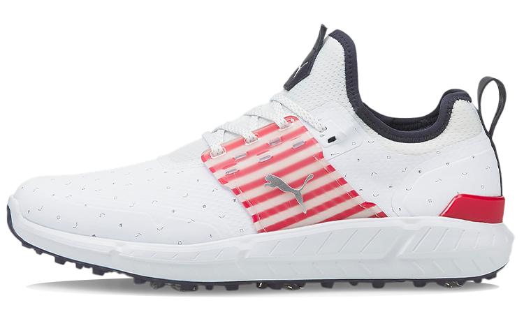 PUMA Ignite Articulate Love Golf H8 Soft Spike White Red 376415-01 43