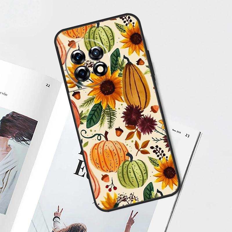 Herbst Kürbis Hülle Für OnePlus Nord CE 5 3 4 Lite N20 N30 OnePlus 15 13 12 11 9 10 Pro 13T 13R 10T Abdeckung