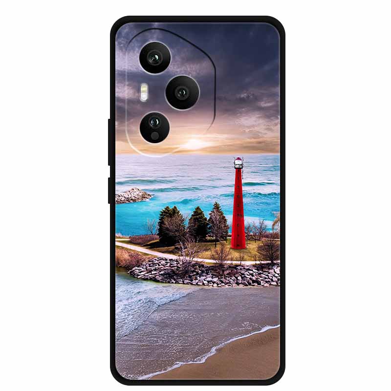 For Honor 400 Pro 5G Case Original Soft Silicone TPU Phone Cases Cover Honor400 Pro DNP-NX9 6.7" Fashion Protector Planet Capa