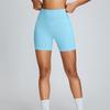 Women's Color Hip Lifting And Abdominal Tightening Yoga Pants Quarter Tight Sports Shorts