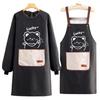 Long Cartoon Waterproof Sleeve Apron Kitchen Oil Resistant Cooking Thickened