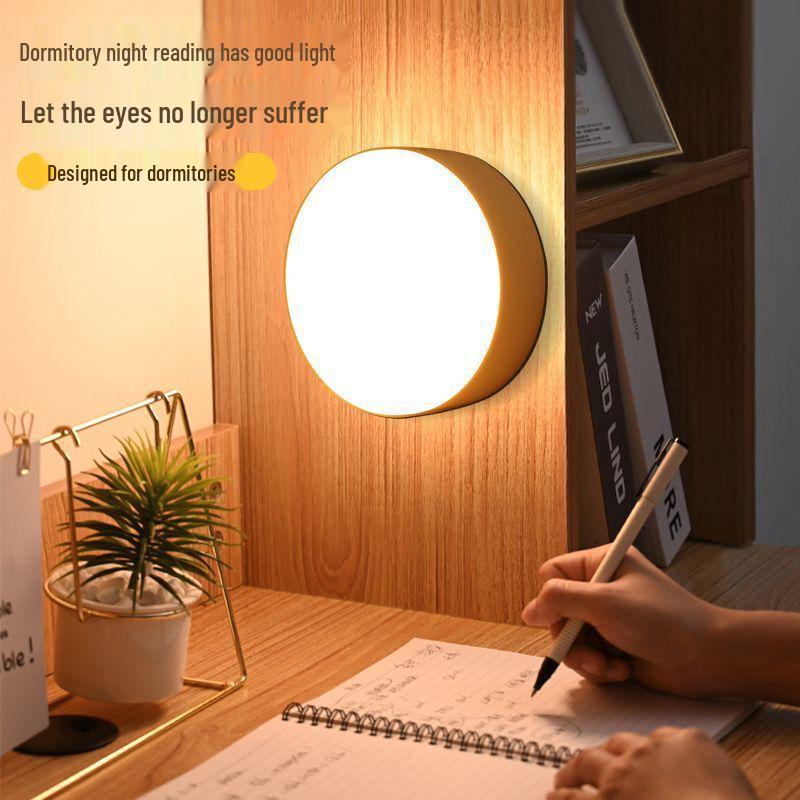 LED Magnetic Night Light - Eye-Friendly, Rechargeable, Cool Lighting for Dorms and Bedrooms
